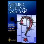 Applied Interval Analysis   With CD