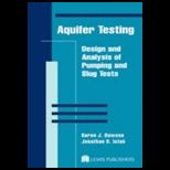 Aquifer Testing   With Disk