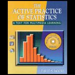 Active Practice of Statistics   Text For Multimedia Learning / With Activstats CD