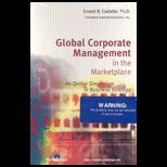 Global Corporate Management in the Marketplace   Online Simulation in Business Strategy   (Access Code)