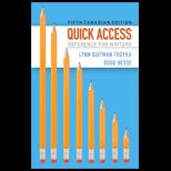 Quick Access Reference for Writers Text Only (Canadian)