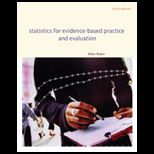 Statistics for Evidence Based Pract. and Evaluation