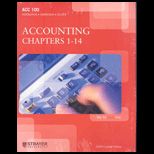 Accounting 206 Accounting Chapt. 1 14 (Custom Package)