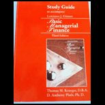 Basic Managerial Finance Std. Guide
