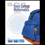Essentials of Basic College Mathematics   With CD