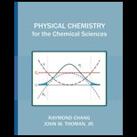 Physical Chemistry for Chemical Sciences