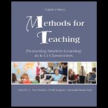 Methods for Teaching  Promoting Student Learning in K 12 Classrooms