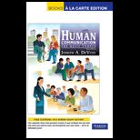 Human Communication The Basic Course, Books a la Carte Edition