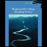 Wadsworth College Reading Series Book 1