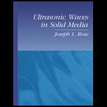 Ultrasonic Waves in Solid Media