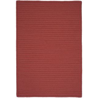 Nantucket Reversible Braided Indoor/Outdoor Rectangular Rugs, Terracotta