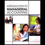 Intro. to Manager. Accounting  Text (Custom)