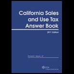 California Sales and Use Tax Answer Book
