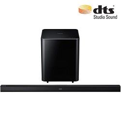 Samsung 2.1 Channel Wireless High Definition Audio Soundbar (Black)   HW H550