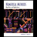 Numerical Methods  Agorithms and Applications