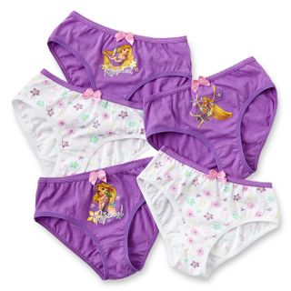 Disney Rapunzel 5 pk. Panties   Girls 2 8, Purple, Girls