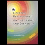Lifespan Perspectives on Family and Disability