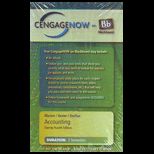 Accounting Cengagenow Access Card
