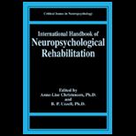 Internatl. Handbook of Neuropsychological