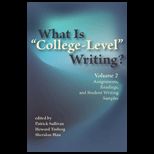 What Is College Level Writing? Volume 2