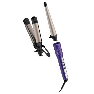 Infiniti Pro by Conair Conical Curling Iron and Straightening Tool Combo