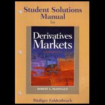 Derivatives Markets   Student Solution Manual