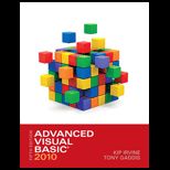 Advanced Visual BASIC 2010   With DVD