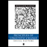 Principles of Linguistic Change, Volume 2