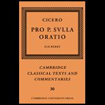 Cicero Pro P. Sulla Oratio