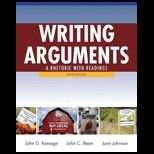 Writing Arguments A Rhetoric with Readings Package
