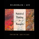 Statistical Thinking for Managers   With CD