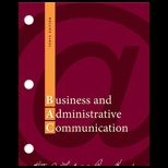 Business and Administrative Communication (Loose leaf)
