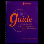 Guide to Analysis of Language Transcripts / With CD ROM