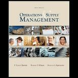Operations and Supply Management   With DVD