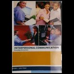 Interpersonal Communication Everyday Encounters (Custom)