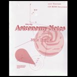 Astronomy Notes   With CD (Custom)