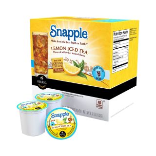 Keurig K Cup Snapple Lemon Iced Tea Packs