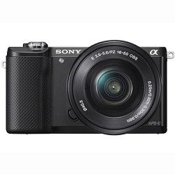 Sony ILCE 5000L/B a5000 20.1 MP Compact Interchangeable Lens Digital Camera   Bl