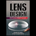 Introduction to Lens Design