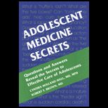Adolescent Medicine Secrets
