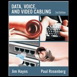 Data, Voice, and Video Cabling