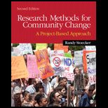 Research Methods for Community Change A Project Based Approach