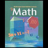 Middle School Math, Course 3   With eTutor CD