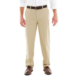 St. Johns Bay Worry Free Slider Relaxed Fit Flat Front Pants, Classic Stone,