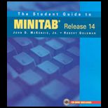 Student Guide to Minitab, Release 14   With CD
