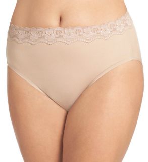 Olga 23067J Without A Stitch Lace Hi Cut Brief Panty 3 Pack