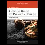 Concise Guide to Paralegal Ethics Text Only