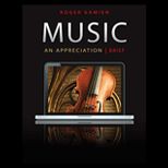 Music  An Appreciation, Brief  Upgrade (Looseleaf) Package