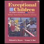 Exceptional Children in Todays Schools  What Teachers Need to Know