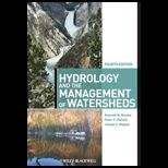 Hydrology and Management of Watersheds